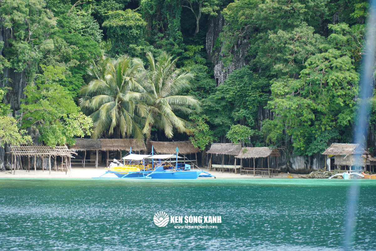bãi biển đẹp ở Philippines Coron Palawan
