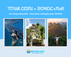 Tour Cebu + Bohol Philippines 4 Ngày 3 Đêm -  Không bao gồm vé máy bay và Khách sạn